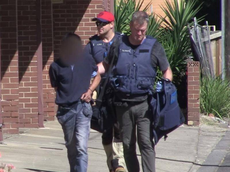 Three people have been arrested in raids in Melbourne, with police allegedly discovering drugs.