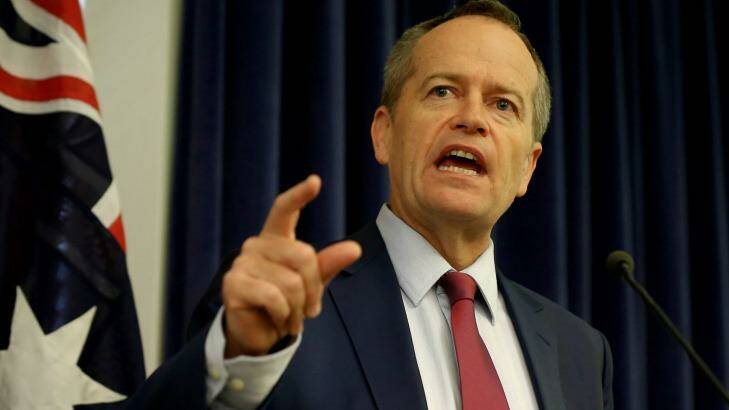 Opposition Leader Bill Shorten will unveil savings of $6b via caps on loans at private colleges. Photo: Alex Ellinghausen