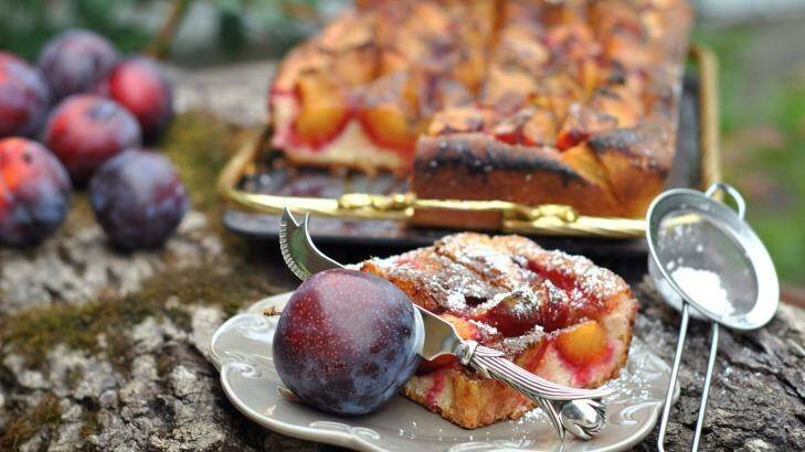 Summer delight: Plums make a great dessert, such as this plum clafoutis.