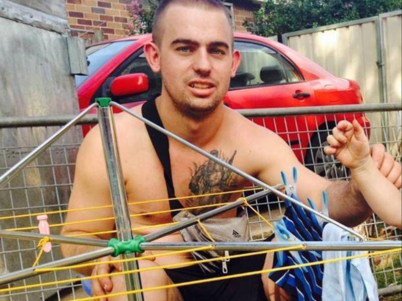 Brendan Vollmost's blood was found on a baton taken from his shed, a murder trial has been told.