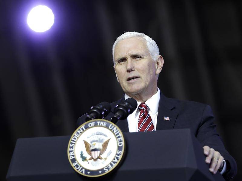US VP Mike Pence wants North Korea to agree to give up nuclear weapons before peace talks.