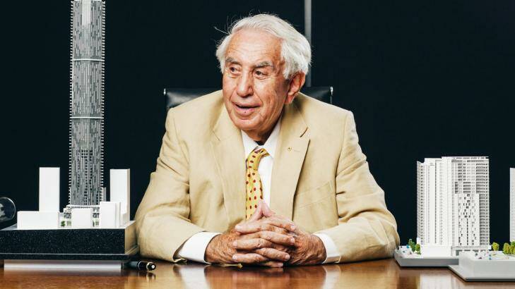 "I am sure they have wonderful young kids and commonsense will prevail": Billionaire developer Harry Triguboff. Photo: James Brickwood