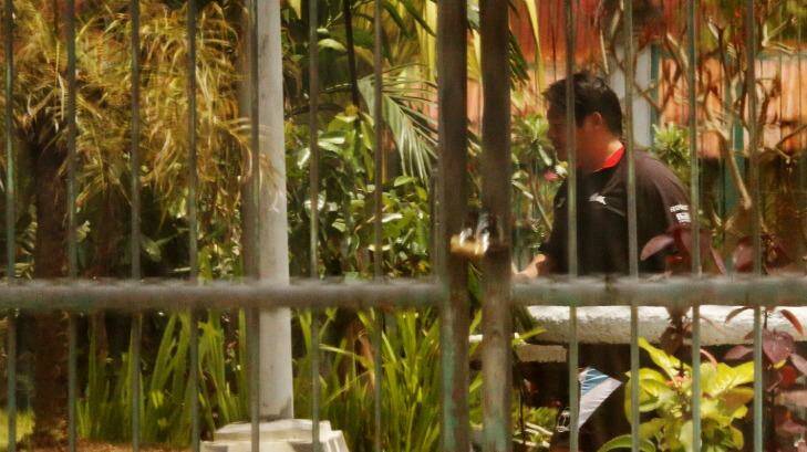 Andrew Chan, one of the Bali Nine duo at Kerobokan Prison on what his last day in Kerobokan Prison before he is  transfered to Nusakambangan prison island. Photo:  Kate Geraghty
