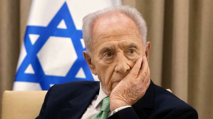 Israel's former president Shimon Peres died on Wednesday in Israel. Photo: AP/File