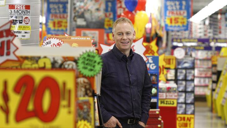Terry Smart is shutting up shop after 14 years at JB Hi-Fi. Photo: Luis Enrique Ascui