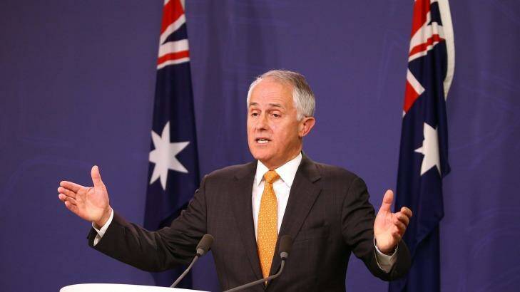 Malcolm Turnbull: "You could never write a letter to your constituent, you could never use SMS." Photo: Daniel Munoz