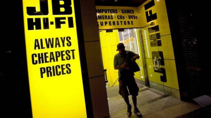 JB Hi-Fi's current bid for rival chain The Good Guys will dominate commentary on electronics retailers. Photo: Glenn Hunt 