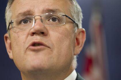 Social Services Minister Scott Morrison is leading the government's budget sell. Photo: Louie Douvis
