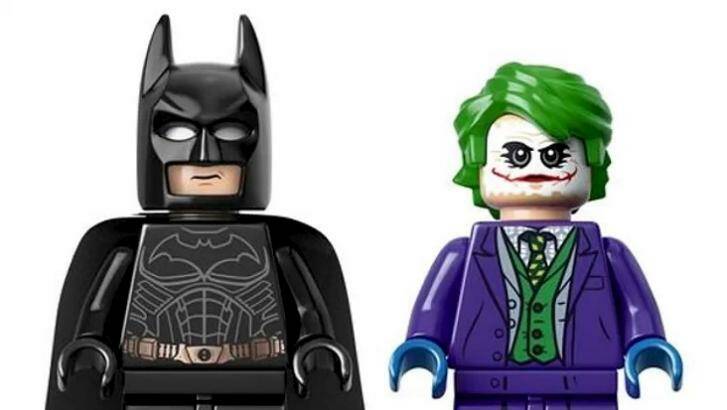 Tribute ... Lego's small but perfectly formed version of Ledger as The Joker.