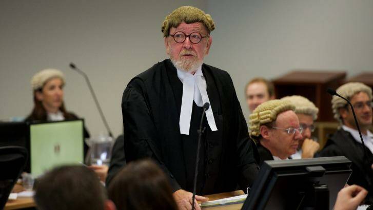 Robert Richter, QC, is representing Fiat Chrysler Australia in its case against Clyde Campbell. Photo: Jason South