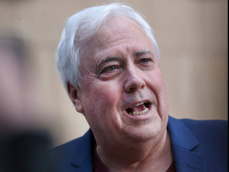 Clive Palmer says orders sought by liquidators would prevent him reopening a nickel refinery (file).