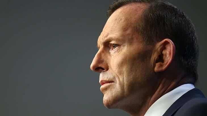 Tony Abbott: Frustration over site access. Photo: Alex Ellinghausen