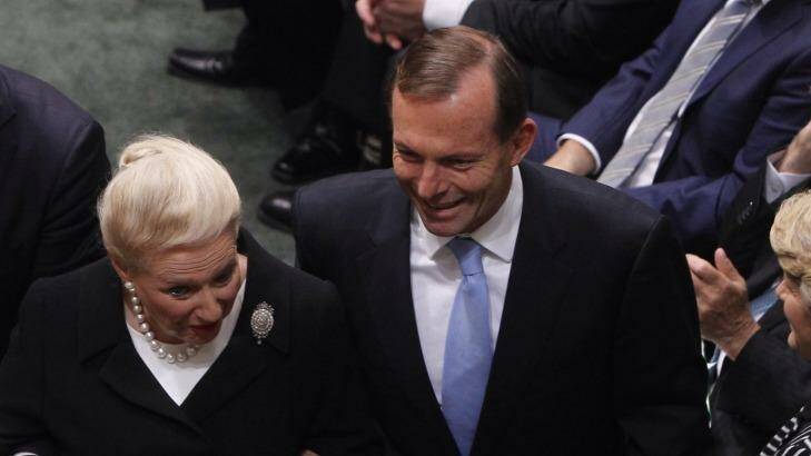 Prime Minister Tony Abbott says Speaker Bronwyn Bishop is truly sorry for the entitlements controversy. Photo: Andrew Meares