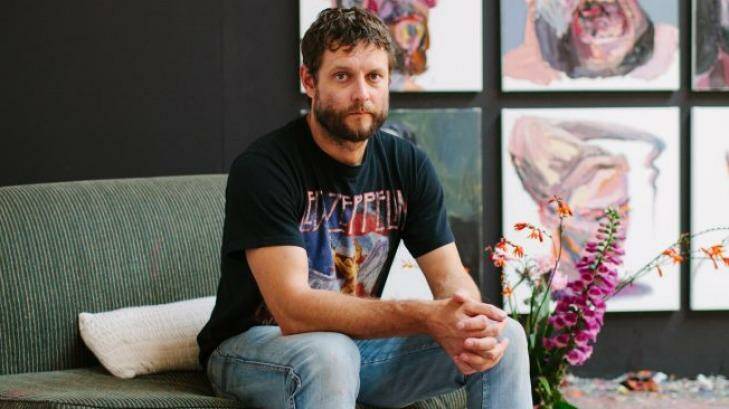 "Although I like fat cheques, one of the most important reasons the scheme was formed was to support indigenous artists": Artist Ben Quilty. Photo: Rachel Kara