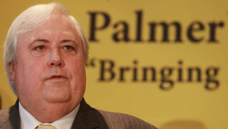 Clive Palmer says criticism of him and PUP senators is part of a "ruthless" campaign against the party. Photo: Jacky Ghossein