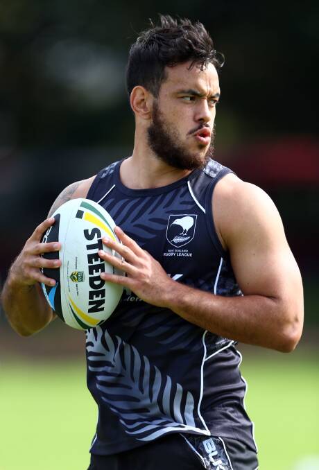Test player: Isaac John made his debut for New Zealand in 2014, and has also played internationally for the Cook Islands during his time with the Panthers. Picture: Getty Images 