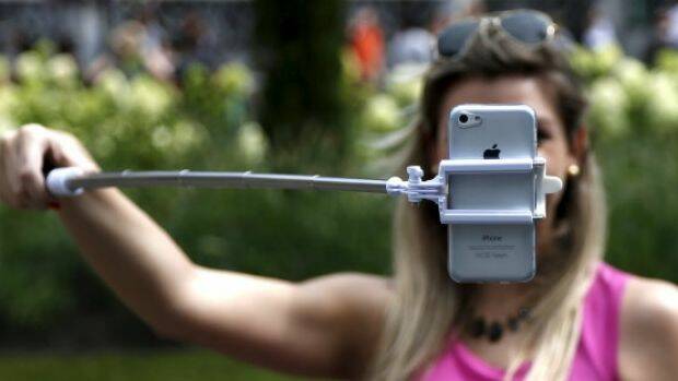 Selfie stick: One of the new words in the Australian Concise Oxford Dictionary. 
