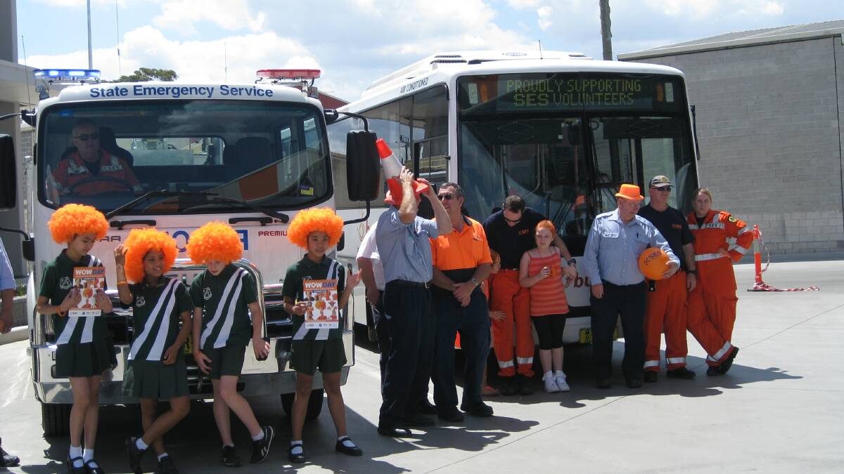 Busways will acknowledge the hard work of SES volunteers by turning orange on November 12.