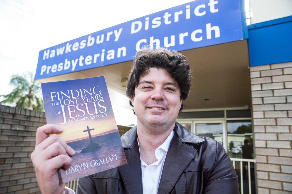 Daryn Graham will launch his new book, Finding the Lost Years of Jesus: A Christian Approach will be launched at Hawkesbury District Presbyterian Church, South Windsor, on Sunday, May 3. Picture: Geoff Jones