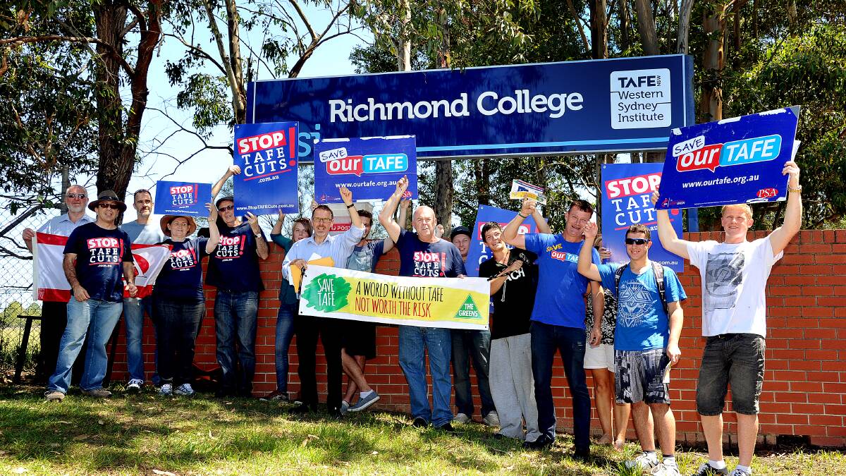 Students outraged by TAFE cuts