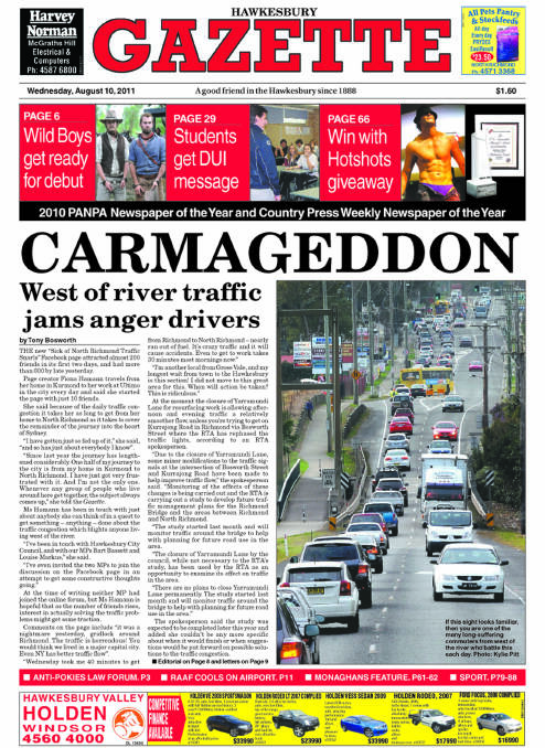 The Gazette has been reporting on community outrage over the traffic issue for many years. 