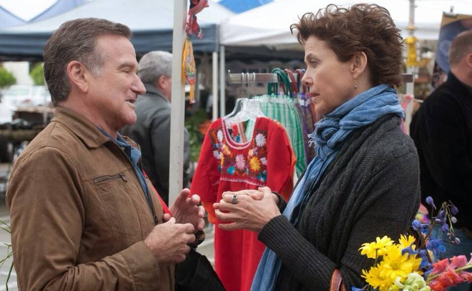 THE FACE OF LOVE | The late Robin Williams with Annette Bening.