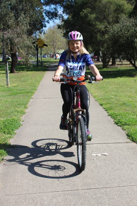 Melanie Sadleir will take part in her second Great Cycle Challenge in October.