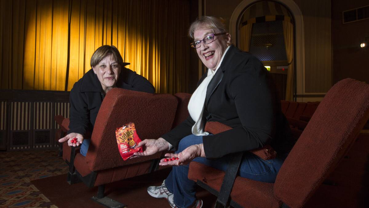 Yvonne Coutis and Katrina Coutis-Gordon with their Jaffas at the Regent.  Picture: Geoff Jones