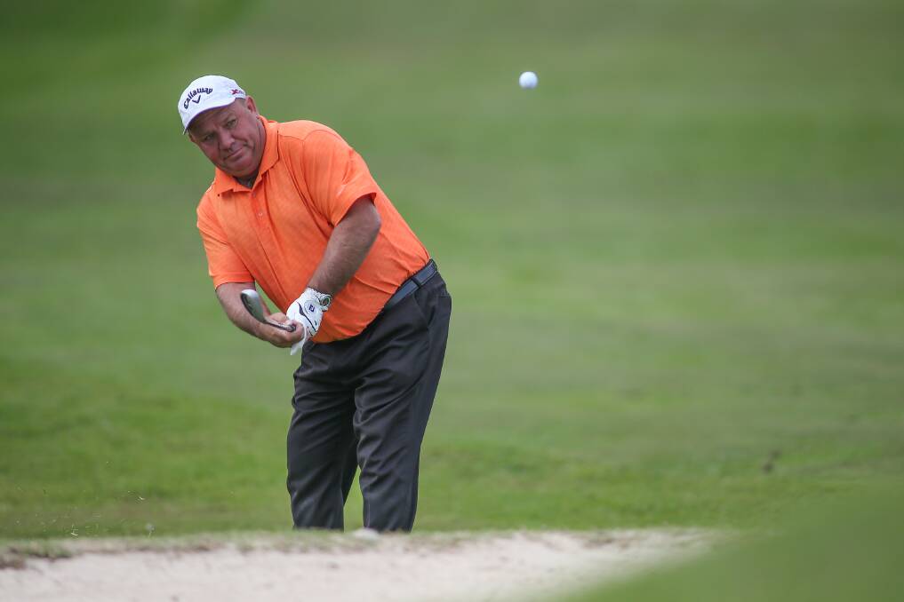 Rolly Drewery plays a round of golf at WIndsor Country Golf Club. Picture: Geoff Jones