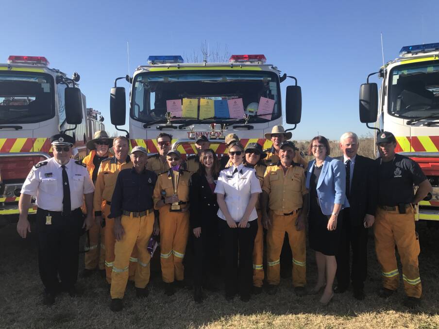 CHAMPIONS: Tennyson Rural Fire Brigade won the Hawkesbury Rural Fire District Annual Championships on Sunday. Picture: Hawkesbury RFS