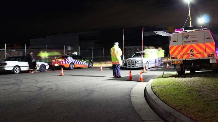 GROUNDED: Hawkesbury Highway Patrol and RMS officers conducted a number of vehicle checks on cars in the Hawkesbury over the weekend. As a result five were issued with infringements. Picture: Hawkesbury Highway Patrol.