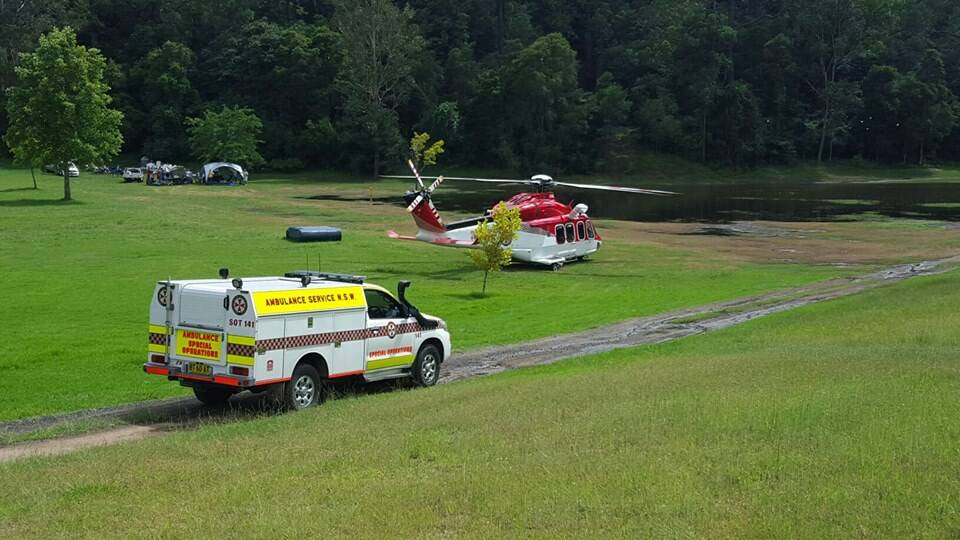 BOATING ACCIDENT: A 14-year-old boy is recovering from serious lacerations to his hip and torso after a boating accident on Sunday. Photo: Hawkesbury Police Facebook.
