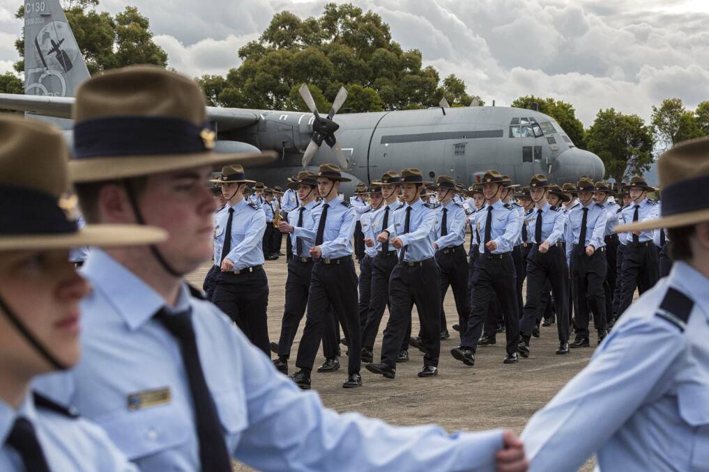 Australian Air Force Cadets Promotions Courses Parade. Pictures: Defence Australia.