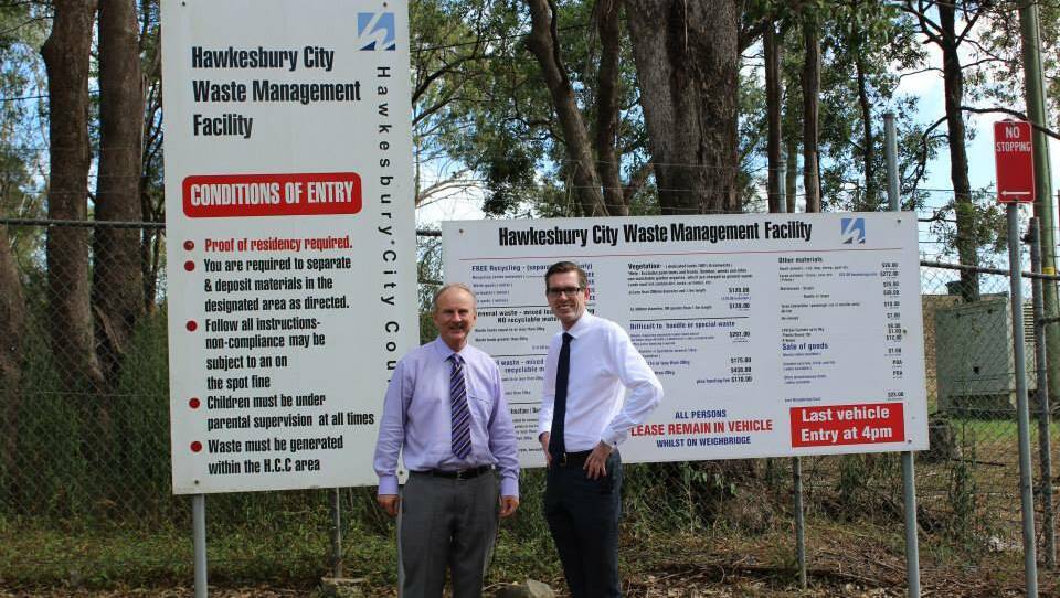 Member for Riverstone Kevin Conolly and Member for Hawkesbury Dominic Perrottet.