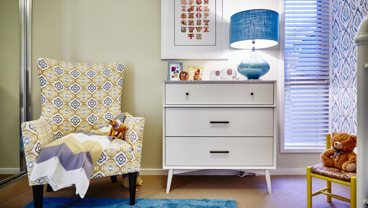 Marcel Andrieux, Interior Design Manager at Elderton Homes, said functionality and style can be achieved in a child's bedroom without breaking the bank. 