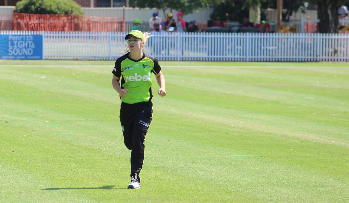 Naomi Stalenberg plays with the Sydney Thunder. Picture: Conor Hickey