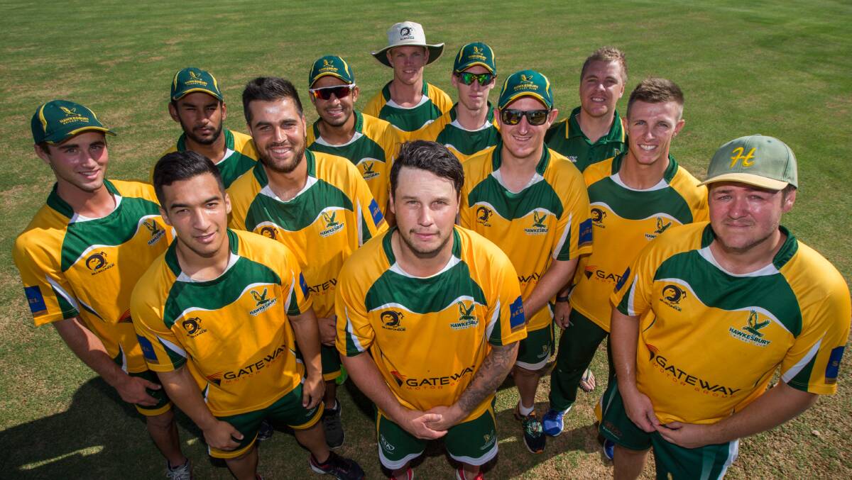 GREAT EXPECTATIONS: Hawkesbury Cricket Club's first grade team rates their chances against Penrith in the one-day final. Picture: Geoff Jones
