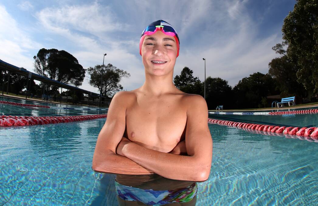 SLEEK: Grose Vale's Kody Szabo is determined to beat an Australian freestyle record. Picture: Geoff Jones