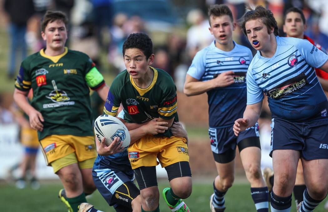 STRONG: Windsor's Dean Smith in the under-13s grand final. Picture: PureLight Photography