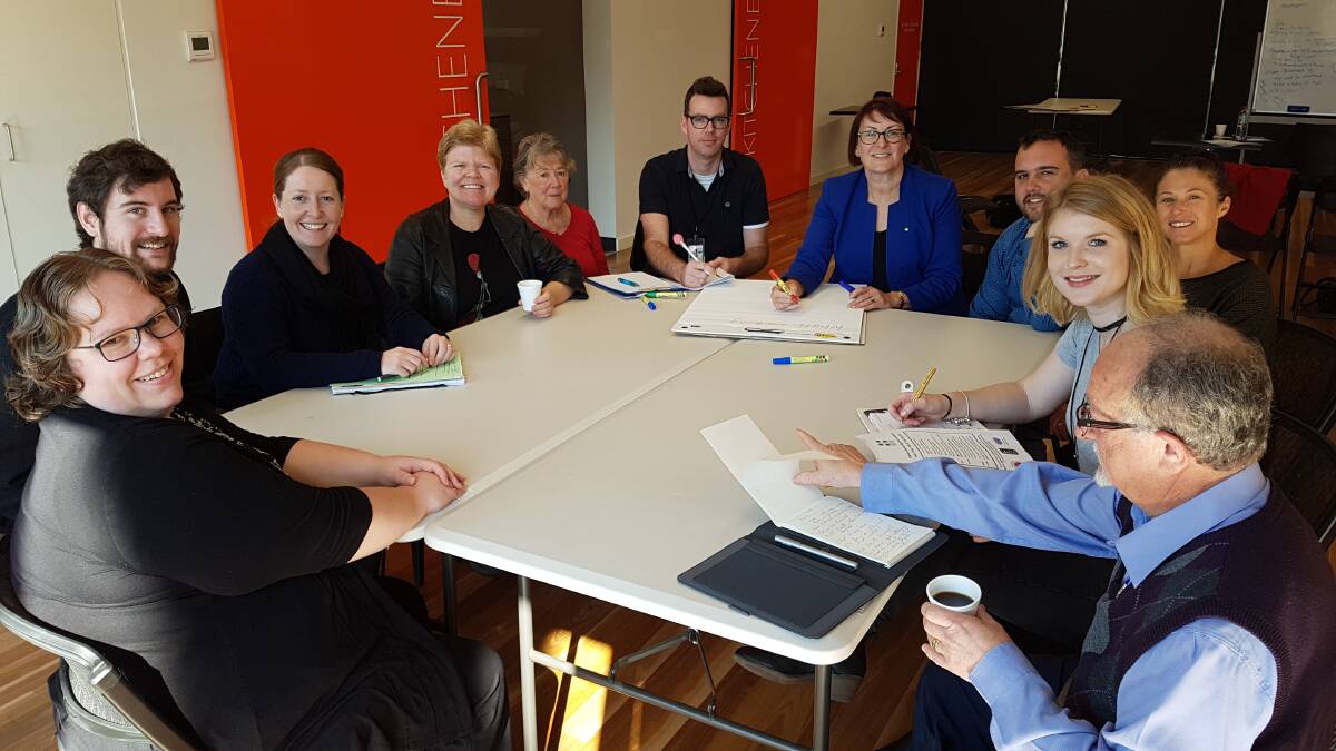 People at the mental health consumer forum in May. Picture: Supplied