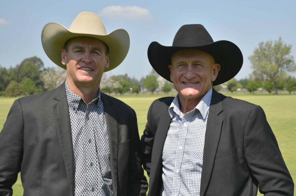 Mark Palmer and Glenn Morgan are ready to bring the thrill of bucking broncos and big bulls to the Hawkesbury. Picture: Conor Hickey