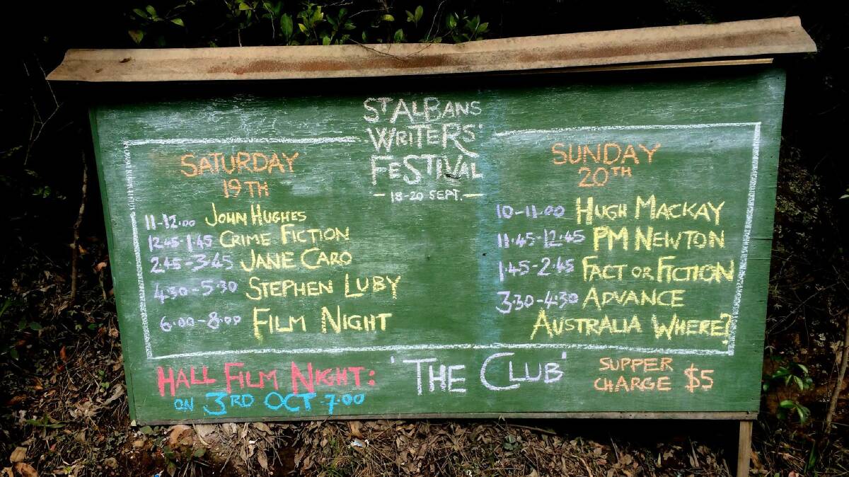 Hawkesbury Council will provide $30,000 to help the St Albans Writers' Festival go ahead over the next three years. Picture: St Albans Writers' Festival, Facebook