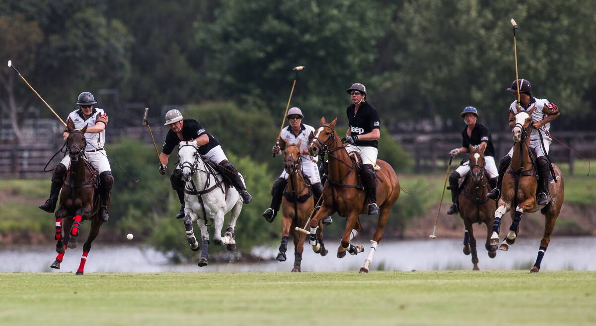 Polo played at Sydney Polo Club last year. Picture: Geoff Jones