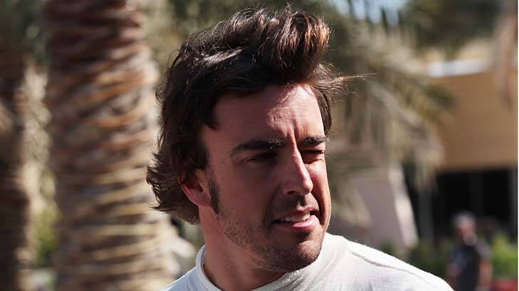 Formula One driver Fernando Alonso. Photo: Hasan Jamali