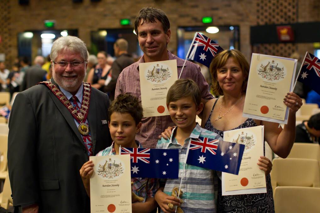  Citizenship Ceremony held at the Windsor Function Centre. Photo: Geoff Jones