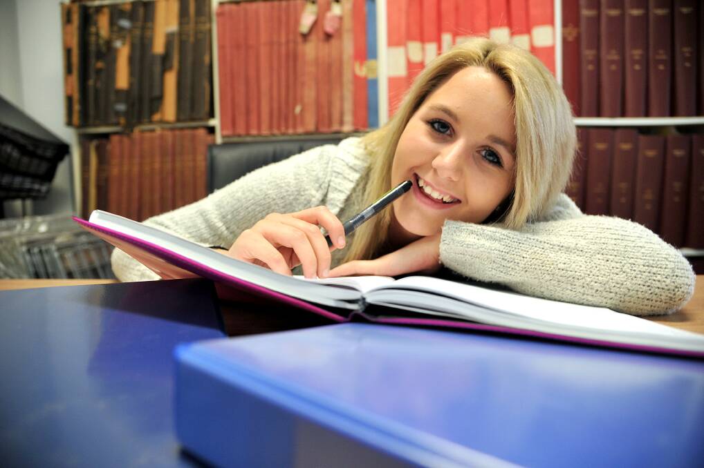  Colo High student Rebecca Hall, 17, is one of many who are happy that the HSC is over.  Picture: Kylie Pitt