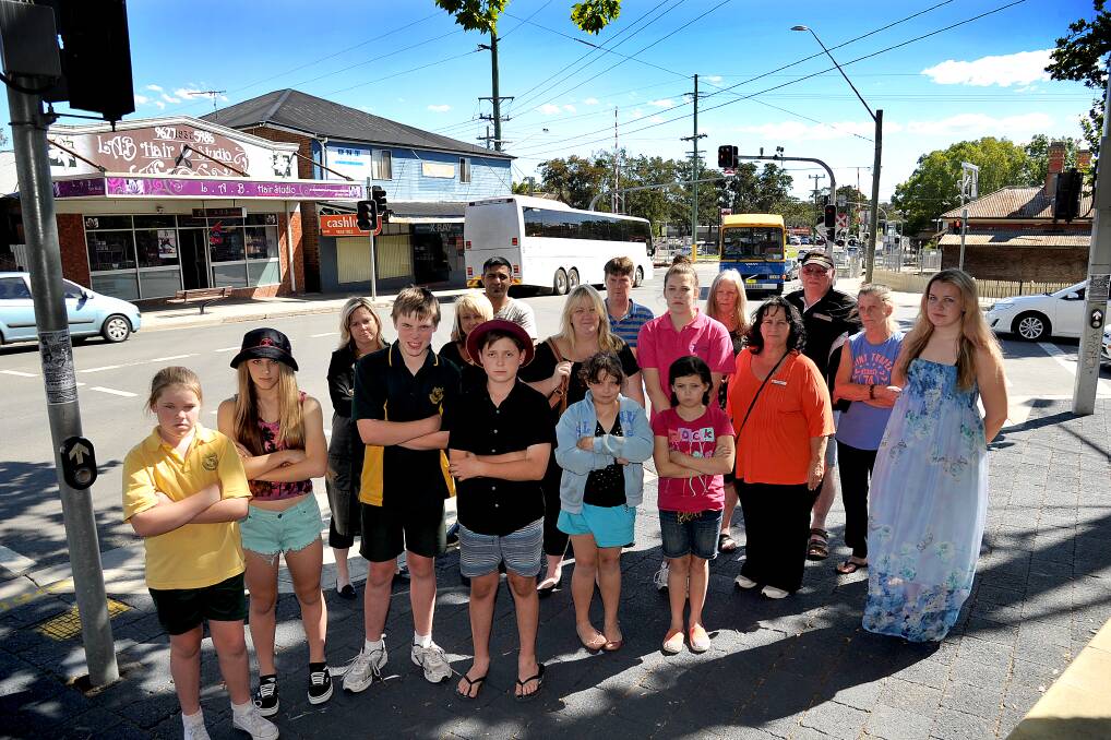 Unhappy residents and shopkeepers want a real solution for the Riverstone overpass.  Picture: Kylie Pitt 