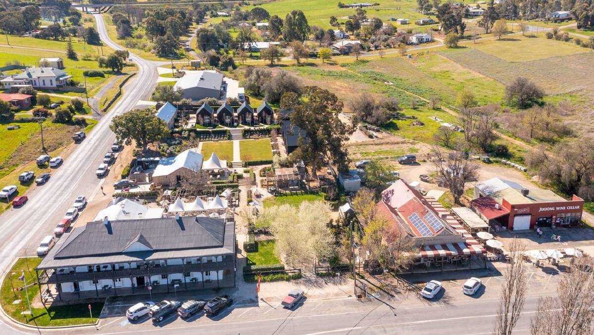 The business spans almost two acres and includes accommodation, dining and event spaces. Picture: Supplied
