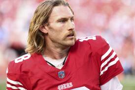 Aussie 49ers punter Mitch Wishnowsky. Picture Getty Images