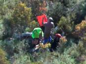 Two hikers rescued from Mount Bogong after a night stuck on 'difficult terrain'. Picture Victoria Police